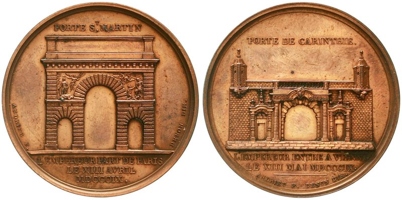 Ausländische Münzen und Medaillen
Frankreich
Napoleon I., 1804-1814, 1815
Bro...