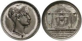 Ausländische Münzen und Medaillen
Frankreich
Napoleon I., 1804-1814, 1815
Silbermedaille 1813, von Andrieu und Brenet. Auf den Besuch der Kaiserin ...