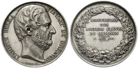 Ausländische Münzen und Medaillen
Frankreich
Zweite Republik, 1848-1852
Silbermedaille 1852 von Borrel. Gründung von Grignon durch Auguste Bella. 3...