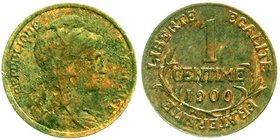 Ausländische Münzen und Medaillen
Frankreich
Dritte Republik, 1870-1940
1 Centime 1900. sehr schön, seltenes Jahr