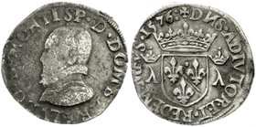 Ausländische Münzen und Medaillen
Frankreich-Dombes
Louis II. 1560-1582
Teston 1576. schön/sehr schön