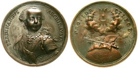 Römisch Deutsches Reich
Haus Habsburg
Maria Theresia, 1740-1780
Bronzemedaille o.J. (nach 1763) v. A. Widemann, sog. Wahlspruchmedaille Erzherzog F...