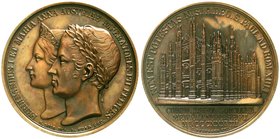 Römisch Deutsches Reich
Haus Habsburg
Ferdinand I., 1835-1848
Bronzemedaille 1838 v. Held u. Pfeuffer, a.d. Krönung z. König d. Lombardei u. Veneti...