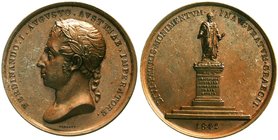 Römisch Deutsches Reich
Haus Habsburg
Ferdinand I., 1835-1848
Bronzemedaille 1841 von Scharf, a. d. Enthüllung des Denkmales für Kaiser Franz I. in...