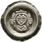 Altdeutsche Münzen und Medaillen
Augsburg-Bistum
Hartmann von Dillingen, 1250-1286
Brakteat o.J. Bischofsbrb. v.v. zwischen zwei Krummstäben unter ...