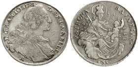 Altdeutsche Münzen und Medaillen
Bayern
Maximilian III. Joseph, 1745-1777
Madonnentaler 1765 A, Amberg.
sehr schön, leicht justiert