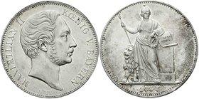 Altdeutsche Münzen und Medaillen
Bayern
Maximilian II. Joseph, 1848-1864
Geschichtsdoppeltaler 1848, Verfassung. Randschrift a.
vorzüglich/Stempel...