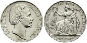 Altdeutsche Münzen und Medaillen
Bayern
Ludwig II., 1864-1886
Siegestaler 1871. gutes sehr schön