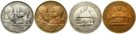 Altdeutsche Münzen und Medaillen
Bayern
Prinzregent Luitpold, 1886-1912
2 Stück: Silbermedaille 1910 v. Dasio. Auf die Jahrhundertfeier des Münchne...