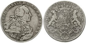 Altdeutsche Münzen und Medaillen
Brandenburg-Bayreuth
Friedrich Christian, 1763-1769
Konventionstaler 1766 B. fast sehr schön