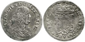 Altdeutsche Münzen und Medaillen
Brandenburg-Preußen
Friedrich Wilhelm, 1640-1688
1/3 Taler 1675 GDZ, Minden.
sehr schön, kl. Randfehler