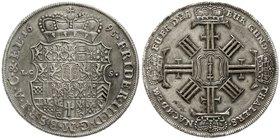 Altdeutsche Münzen und Medaillen
Brandenburg-Preußen
Friedrich III., 1688-1701
Albertustaler 1695 LCS Berlin.
gutes sehr schön, im Feld altgeglätt...