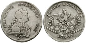 Altdeutsche Münzen und Medaillen
Brandenburg-Preußen
Friedrich II., 1740-1786
1/2 Taler 1750 A, Berlin. sehr schön