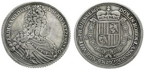 Altdeutsche Münzen und Medaillen
Schwarzenberg
Ferdinand Wilhelm Eusebius, 1683-1703
Taler 1696 GFN. Brb. r./Wappen.
fast sehr schön, leicht justi...