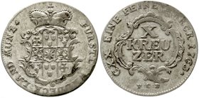Altdeutsche Münzen und Medaillen
Waldeck
Friedrich, 1763-1812
10 Kreuzer 1763 PCB, Arolsen. sehr schön