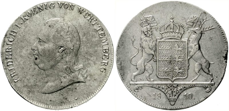 Altdeutsche Münzen und Medaillen
Württemberg
Friedrich I., 1806-1816
Kronenta...