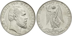 Altdeutsche Münzen und Medaillen
Württemberg
Karl, 1864-1891
Siegestaler 1871. vorzüglich
