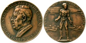 Medaillen
Luftfahrt und Raumfahrt
Bronzemedaille o.J.(1924) von Fahrner bei Mayer & Wilhelm. Für Verdienste um die Zeppelin-Eckener-Spende. 60 mm.
...