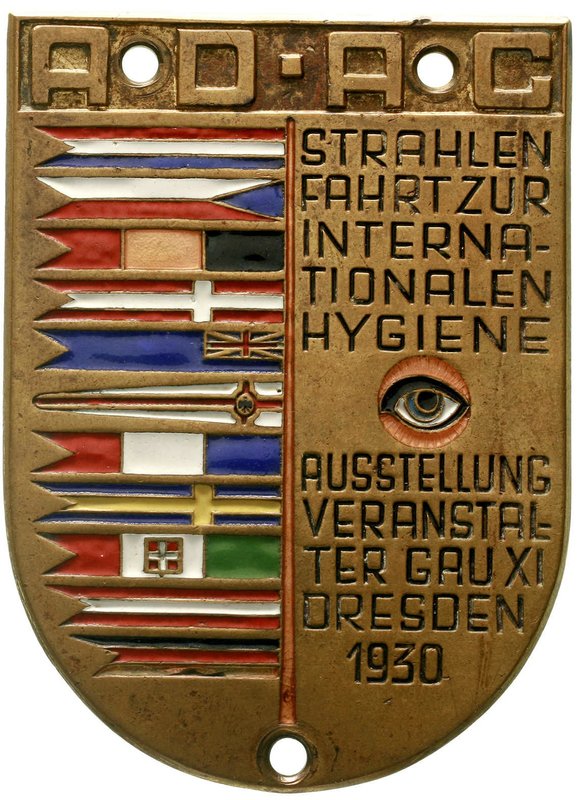 Medaillen
Medicina in Nummis
Hygiene, Deutschland
Emaillierte ADAC-Kühlerpakl...