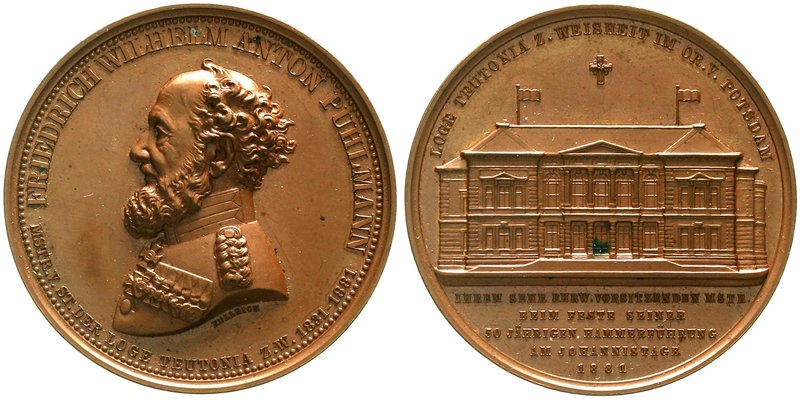 Medaillen
Medicina in Nummis
Personenmedaillen, Puhlmann, Friedrich Wilhelm An...