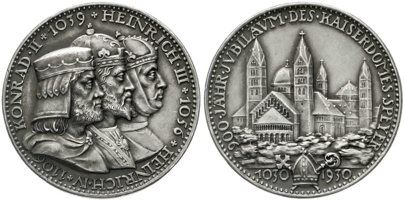 Medaillen
Münchner Medailleure, Karl Goetz
Silbermedaille 1930, a.d. 900 Jf. d...