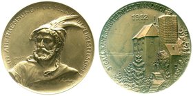 Medaillen
Schützenmedaillen, Schweiz, St. Gallen
Bronzemedaille 1912 a.d. St. Gall. Kantonalschützenfest in Rorschach. 45 mm, 41,6 g.
vorzüglich, s...