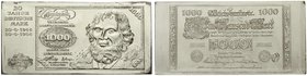 Silber in Barrenform
Feinsilberbarren 1968 auf 20 Jahre Deutsche Mark. Nachbildung des 1000 Mark Scheines. 75,0 g. In Originalschatulle (Altersspuren...