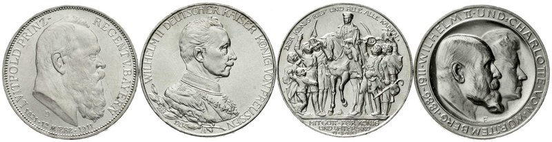 Reichssilbermünzen J. 19-178
Zusammenstellungen/Lots
4 verschiedene 3 Reichsma...