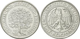 Weimarer Republik
Kursmünzen, 5 Reichsmark Eichbaum Silber 1927-1933
1930 J. gutes vorzüglich, kl. Kratzer