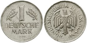 Proben
Verprägungen und Besonderheiten, Bundesrepublik Deutschland
1 Mark 1970 J. Geprägt auf viel dünnerem Schrötling. 3,77 g.
prägefrisch, kl. Kr...