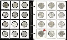Münzen der Bundesrepublik Deutschland
Kursmünzen
5 Deutsche Mark Silber 1951-1974
Luxus-Komplettsammlung: 73 Stück 1951 bis 1974. Alle in spitzen E...
