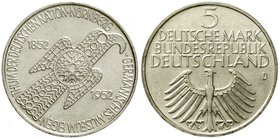 Münzen der Bundesrepublik Deutschland
Gedenkmünzen
5 Deutsche Mark, Silber, 1952-1979
Germanisches Museum 1952 D. vorzüglich/Stempelglanz