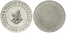 Gedenkmünzen der DDR
Aluminiumabschlag 10 Mark 1974, Caspar David Friedrich.
Stempelglanz, von größter Seltenheit
Von diesem Aluminiumabschlag sind...