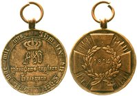 Orden und Ehrenzeichen
Deutschland
Deutsche Länder, bis 1918
Preußen: Kriegsdenkmünze 1814. sehr schön