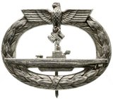 Orden und Ehrenzeichen
Deutschland
Drittes Reich, 1933-1945
U-Boot-Kriegsabzeichen Zink ohne Herstellerangabe. Dünne, runde Nadel.
sehr schön