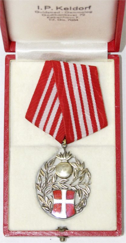 Orden und Ehrenzeichen
Dänemark, Frederik IX., 1947-1972
Ehrenzeichen am Band....