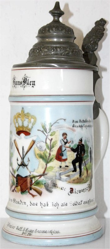 Militaria
Reservistika
Kaiserreich, 1871-1918
Reservistenkrug des Hans Bley, ...