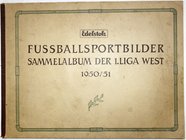 Varia
Sammelbilderalben
Edelstolz Fussballsportbilder Sammelalbum der 1. Liga West 1950/51. Mit allen Bildern.
III