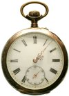 Varia
Uhren
Taschenuhren
Herren-Taschenuhr "open face" um 1900. Silber 800. Hersteller Vogt (Richard Vogt & Cie., Biel, Schweiz), Staubdeckel gravi...