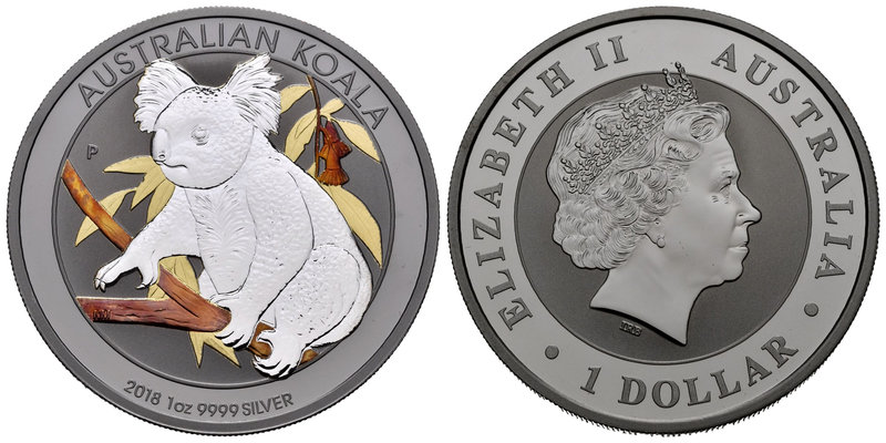 Australia. Elizabeth II. 1 dollar. 2018. Perth. P. Ag. 31,11 g. Quarter Metal. K...