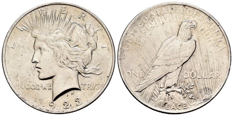 United States. 1 dollar. 1923. Philadelphia. (Km-150). Ag. 26,76 g. Almost UNC. ...