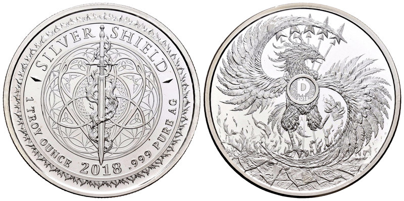 United Kingdom. 1 onza troy. 2018. Ag. 31,11 g. Atkinsons Bullion. PR. Est...25,...