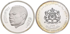 Morocoo. 250 dirhems. 2003. (Km-Y119). Ag. 25,00 g. Coronación del Principe Al Hassan. PR. Est...50,00.