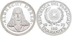 Paraguay. 150 guaranies. 1973. (Km-68). Ag. 25,00 g. Albrecht Durer. PR. Est...45,00.