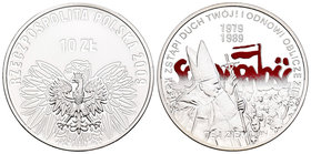 Poland. 10 zlotych. 2009. MW. (Km-Y681). Ag. 14,15 g. Juan Pablo II. PR. Est...20,00.