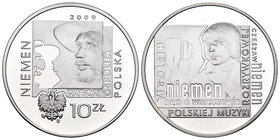 Poland. 10 zlotych. 2009. MW. (Km-Y686). Ag. 14,04 g. PR. Est...20,00.