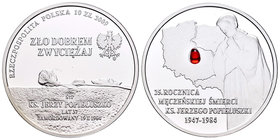 Poland. 10 zlotych. 2009. MW. (Km-Y701). Ag. 14,05 g. With crystal incrusted. PR. Est...20,00.
