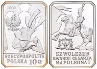 Poland. 10 zlotych. 2006. MW. (Km-Y719). Ag. 14,14 g. Guardia napoleónica. PR. Est...25,00.