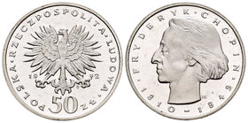 Poland. 50 zlotych. 1972. (Km-Y66). Ag. 12,62 g. PR. Est...25,00.