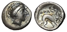 Southern Gaul, Insubres, 1st Century BC, Silver Tetrobol